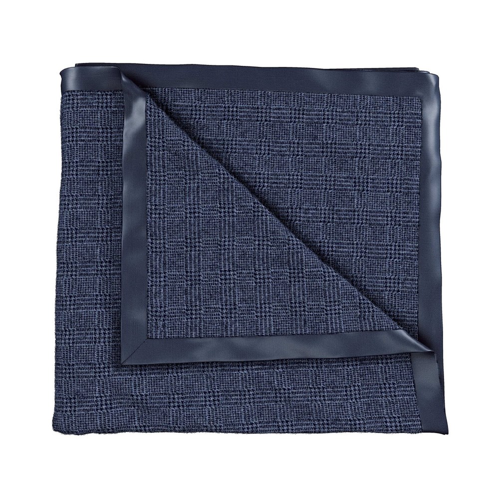 Freya Wool Throw by Bedeck of Belfast in Midnight Blue